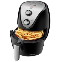 17450173033969 Fritadeira Sem Óleo Air Fryer 3,5l Preta Mondial 110V
