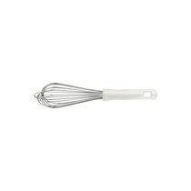 Batedor Manual Profissional Em Inox Com Cabo Em Polipropileno Branco 30cm Tramontina