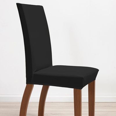 Kit 04 Capas Para Cadeiras Mr 4 Lugares Malha Gel 100% Poliéster - Preto