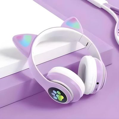 Fone De Ouvido Sem Fio Bluetooth V5.3 Com Led