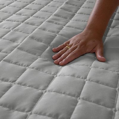 Kit Cobre Leito Matelado Dupla Face Soft 2 Peças Solteiro 100% Poliéster - Cinza