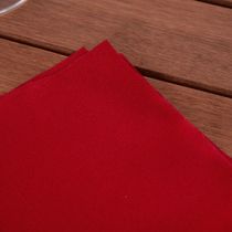 Kit Guardanapos Basic 2 Peças 35cm X 35cm 100% Poliéster Tecido Oxford - Vermelho