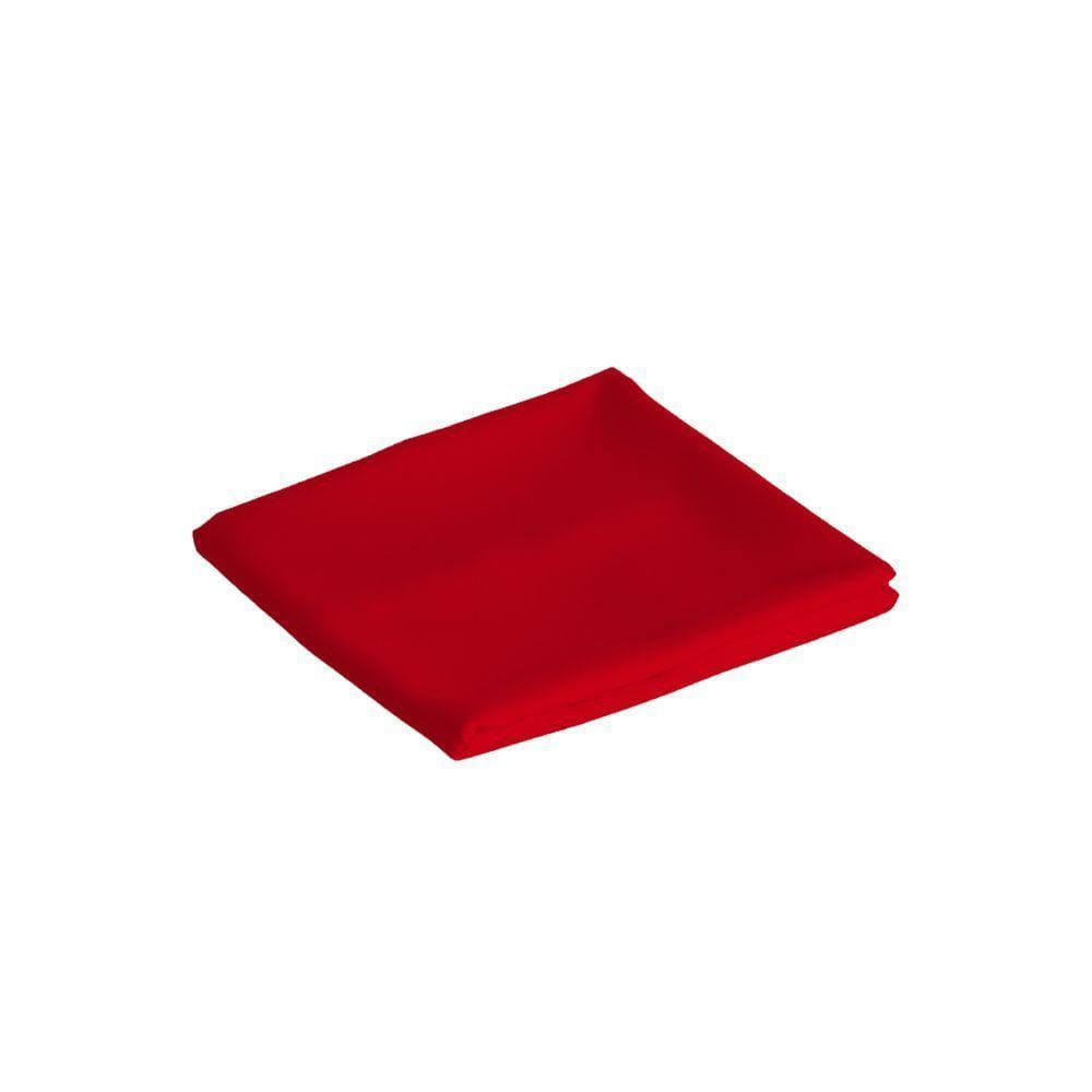Caminho De Mesa Basic 1 Peça 1,30m X 40cm Tecido Oxford 100% Poliéster - Vermelho