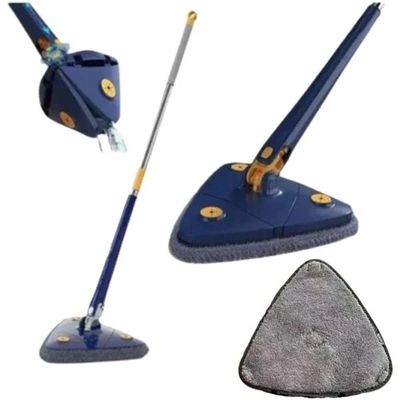 Esfregão De Limpeza Triangular Esfregão Giratório Ajustável