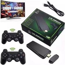 Game Stick 4k Lite Retro 2 Controles Sem Fio Mais De 20.000 Jogos