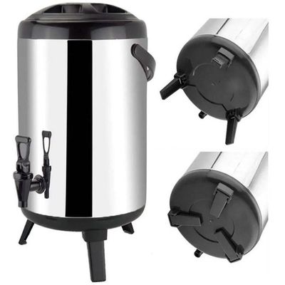 Garrafa Térmica Inox 8l - Ideal Para Hotéis E Pousadas, Mantém Bebidas Quentes E Frias
