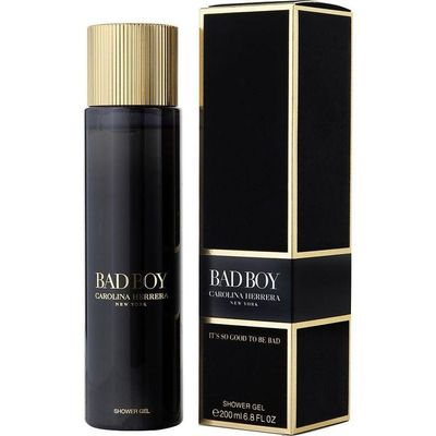 Gel De Banho Masculino Carolina Herrera Ch Bad Boy 200 Ml