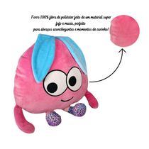 Pelucia Almofada Rosa Zolhuda 40cm