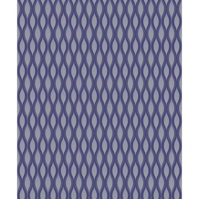 Papel De Parede Fusion Movimento Azul Brilho - Rolo 10m X 0,53m