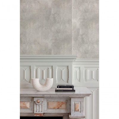 Papel De Parede Icon Aspecto Cimentício Cinza Ic1205