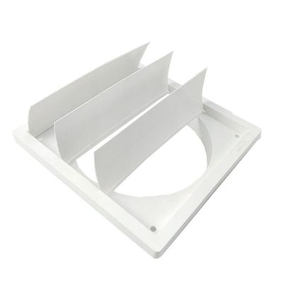 Grade Externa Para Saída De Ar Auto Fechante Exautor 150mm 6"