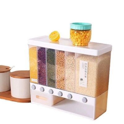 Dispenser Multifuncional Para Grãos E Cereais - Organize Sua Cozinha Com Praticidade E Estilo!