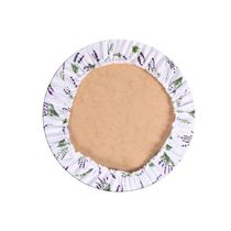 Sousplat Estampado Allegra 2 Peças Capa E Base Mdf 35cm Diâmetro 100% Poliéster - Lavanda