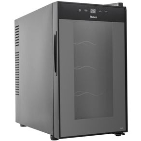 Adega de Vinhos PAD8 Philco 8 garrafas Preto 220V Menor preço em Adega de Vinhos PAD8 Philco 8 garrafas Preto 220V