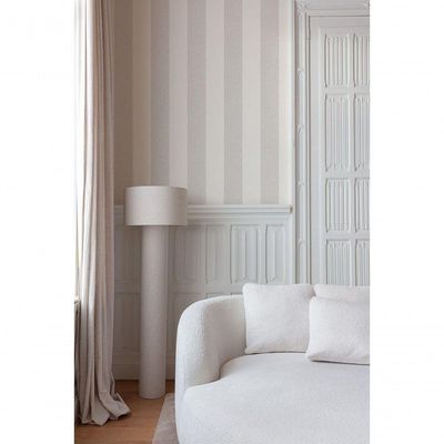 Papel De Parede Icon Listrado Cinza Ic4002