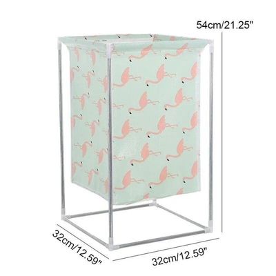 Cesto De Roupa Suja Inox Desmontável E Portátil – Organizador Para Lavanderia, Quarto E Brinquedos!