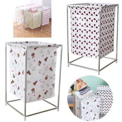 Cesto De Roupa Suja Inox Desmontável E Portátil – Organizador Para Lavanderia, Quarto E Brinquedos!