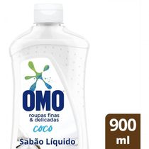 Lava Roupas Omo Roupas Finas E Delicadas - Sabão Líquido Coco 900ml