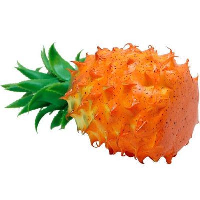 Kit 3 Abacaxi Tropical Isopor Enfeite Fruta Artificial 23cm