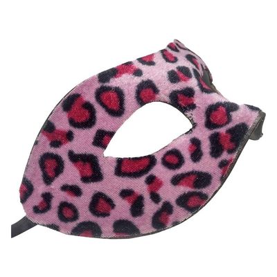 Máscara De Carnaval Veneziana Oncinha Rosa