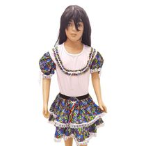 Fantasia Festa Junina Infantil Divino Espírito Santo Tamanho P