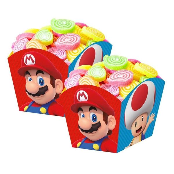 Cachepot De Papel Super Mario - 8 Unidades