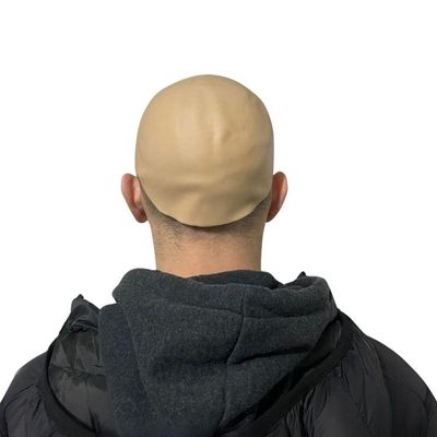 Peruca Cabeça Careca Látex Festas Cosplay