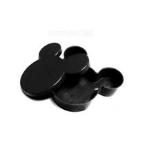 Mini Latinha Com Orelhas Mickey Preto - 10 Unidades