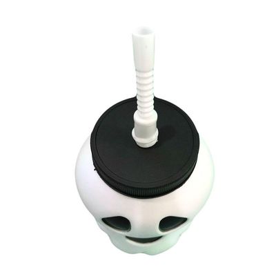 Copo Com Canudo Fantasma Halloween - 400ml
