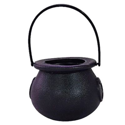 Mini Caldeirão De Bruxa Preto Enfeite Halloween