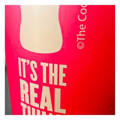 Copo Com Canudo Da Coca Cola Shake - 500ml