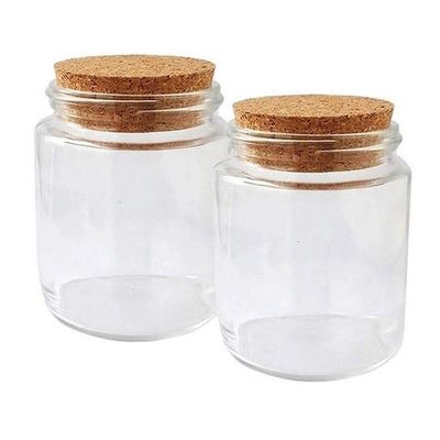 Pote Para Bolo De Vidro Com Rolha - 200ml