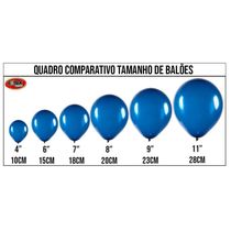 Balão De Látex Metalizado Prata - 12 Polegadas - 24 Unidades