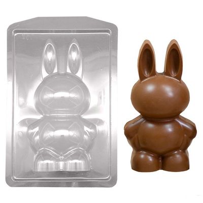 Forma De Silicone Coelho Grande 10,2cm X 18cm