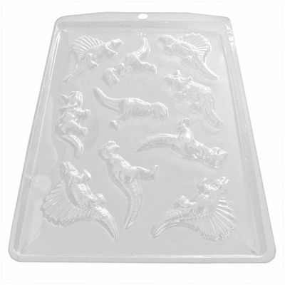Forma De Acetato Dinossauros - 10 Unidades