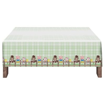 Toalha De Mesa Fazendinha Festa - 1,20m X 1,80m