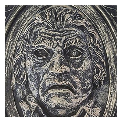 Enfeite Halloween Quadro Amaldiçoado Com Luz E Som