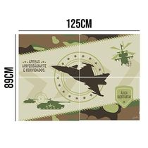 Painel Decorativo Exército 1,25m X 0,89m - 4 Partes