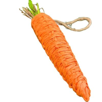 Cenoura Decorativa Laranja Enfeite De Perdurar árvore Páscoa - 43cm