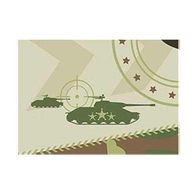 Painel Decorativo Exército 1,25m X 0,89m - 4 Partes