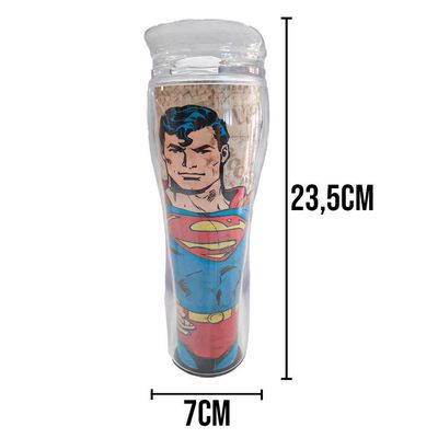 Copo Térmico Super-homem Dc Comics - 500ml