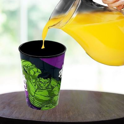 Copo De Plástico Hulk - 320 Ml