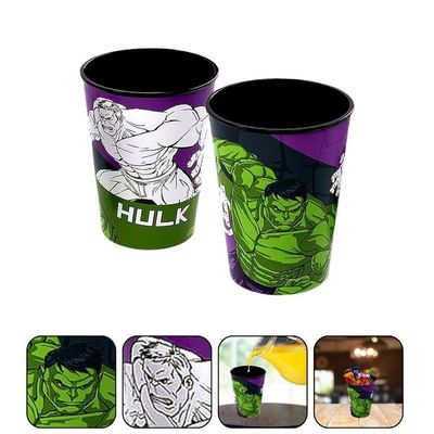 Copo De Plástico Hulk - 320 Ml