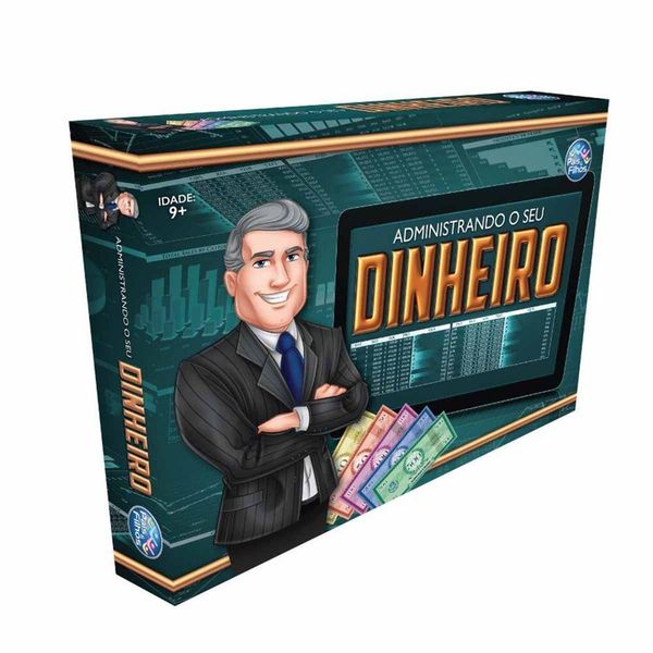 Jogo De Tabuleiro Administrando Seu Dinheiro - 235 Peças