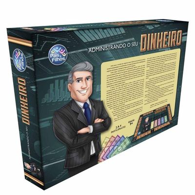 Jogo De Tabuleiro Administrando Seu Dinheiro - 235 Peças