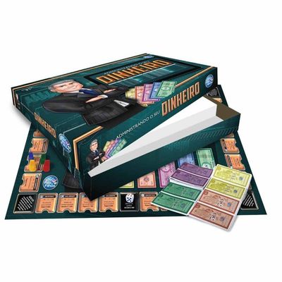 Jogo De Tabuleiro Administrando Seu Dinheiro - 235 Peças