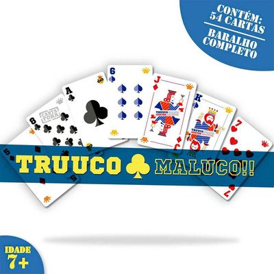 Jogo De Cartas Truco Maluco - 54 Cartas