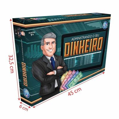 Jogo De Tabuleiro Administrando Seu Dinheiro - 235 Peças