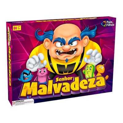 Jogo De Tabuleiro Senhor Malvadeza - Pais E Filhos