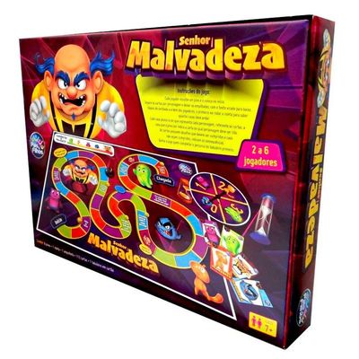 Jogo De Tabuleiro Senhor Malvadeza - Pais E Filhos